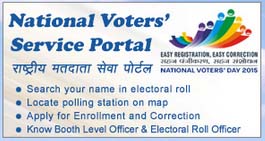 National Voter's Service Portal(External Website that opens in a new window)