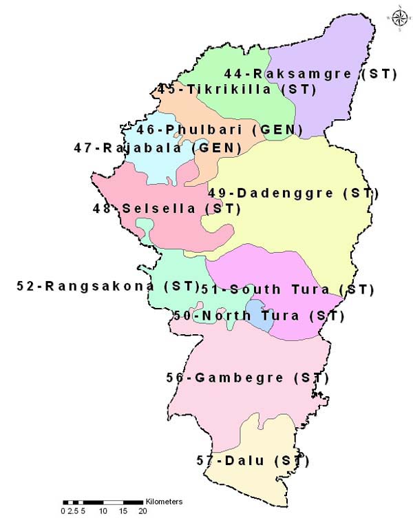 Garo Hills In World Map